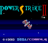 Power Strike II Title Screen